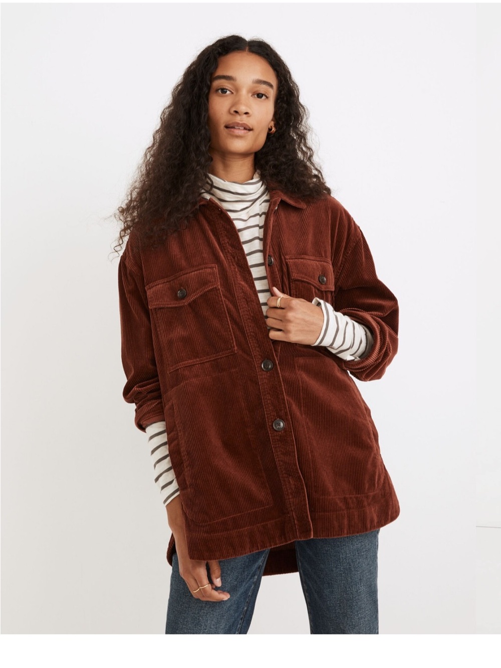 Madewell Corduroy Yorkway Shirt-Jacket